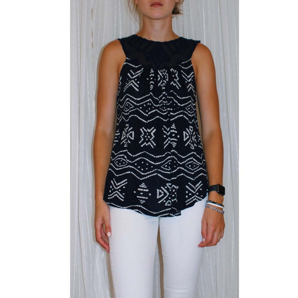LUCKY BRAND high neck tank